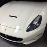 Ferrari California with front clear bra protection
